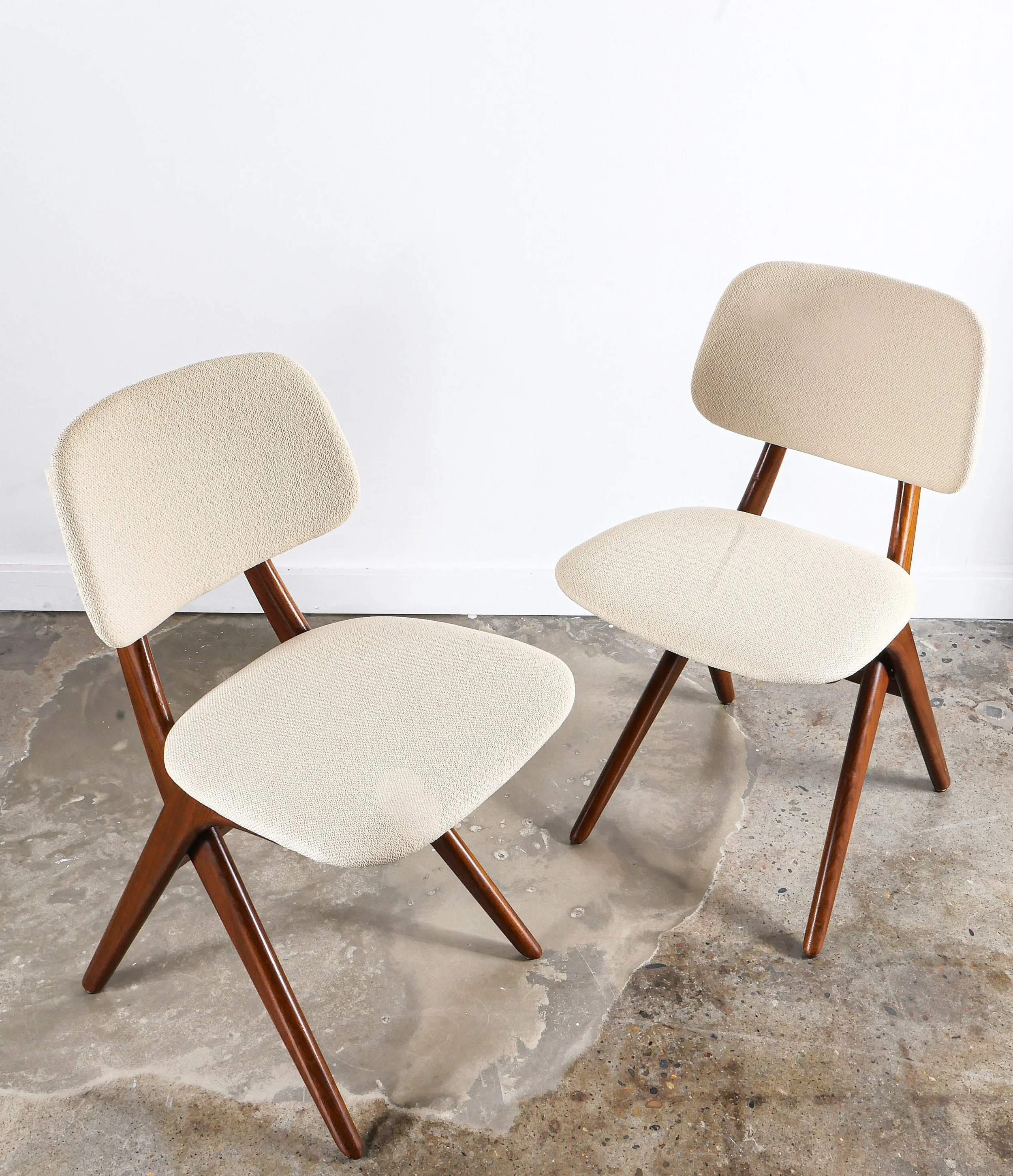 “Pelican” Chairs in Teak by Louis van Teefelen