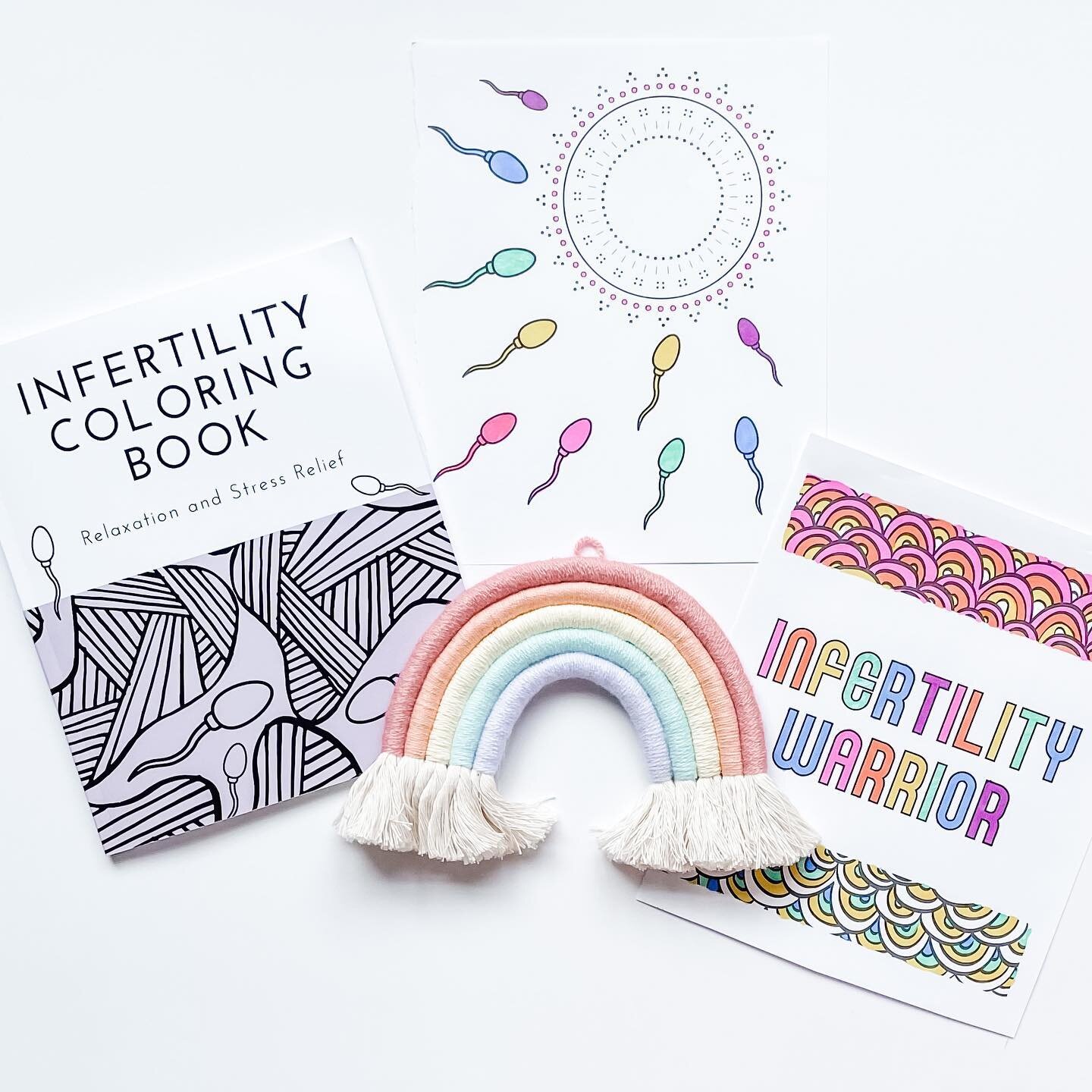 How do I deal with the anxiety that comes with infertility? 

Lately, I craft. 

Coloring, painting, macrame. 

It&rsquo;s a good distraction and using my hands prevents me from scrolling. 

You can find this #infertilitycoloringbook in my Amazon sto