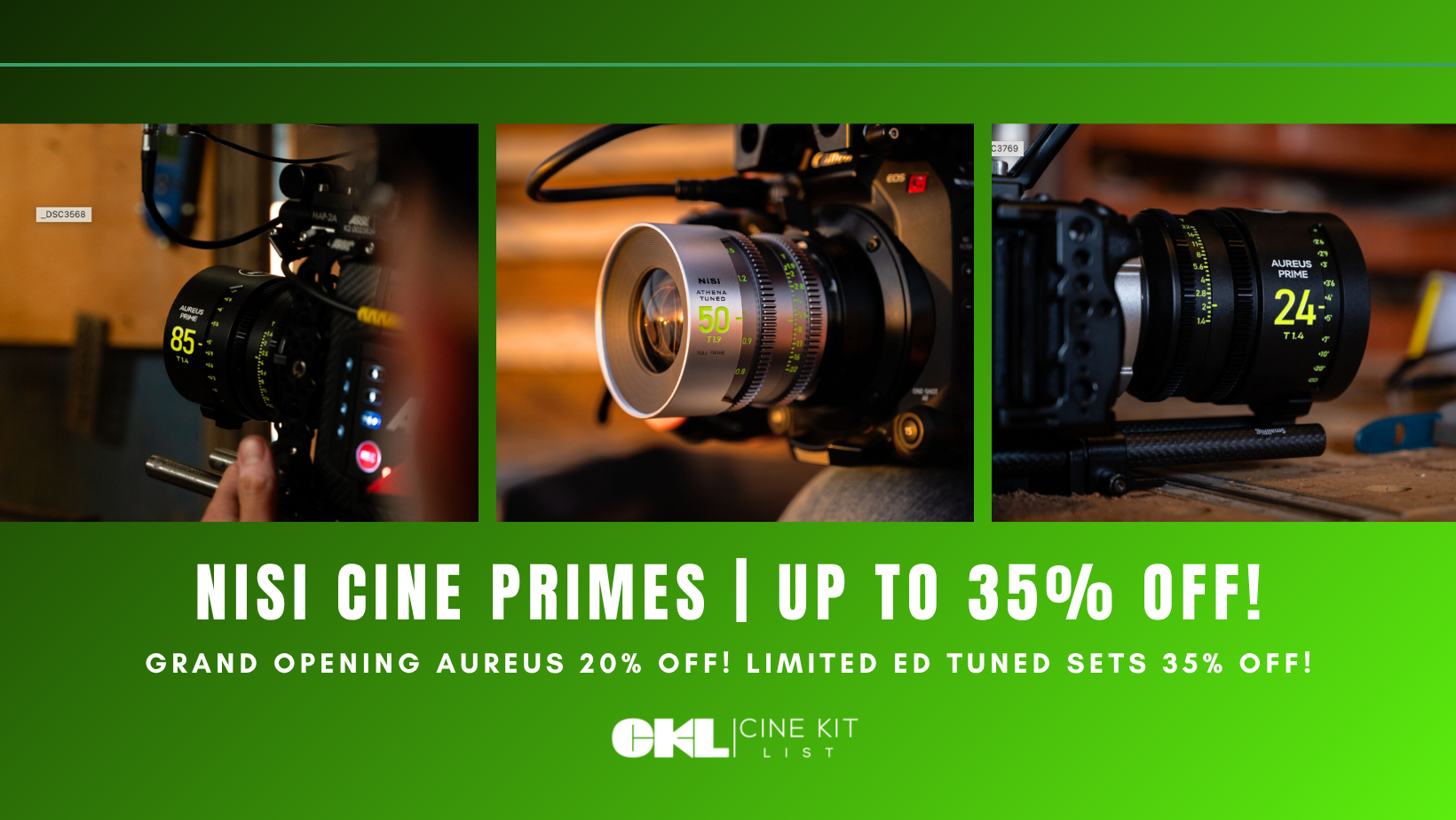 NISI CINE PRIMES | UP TO 35% OFF!