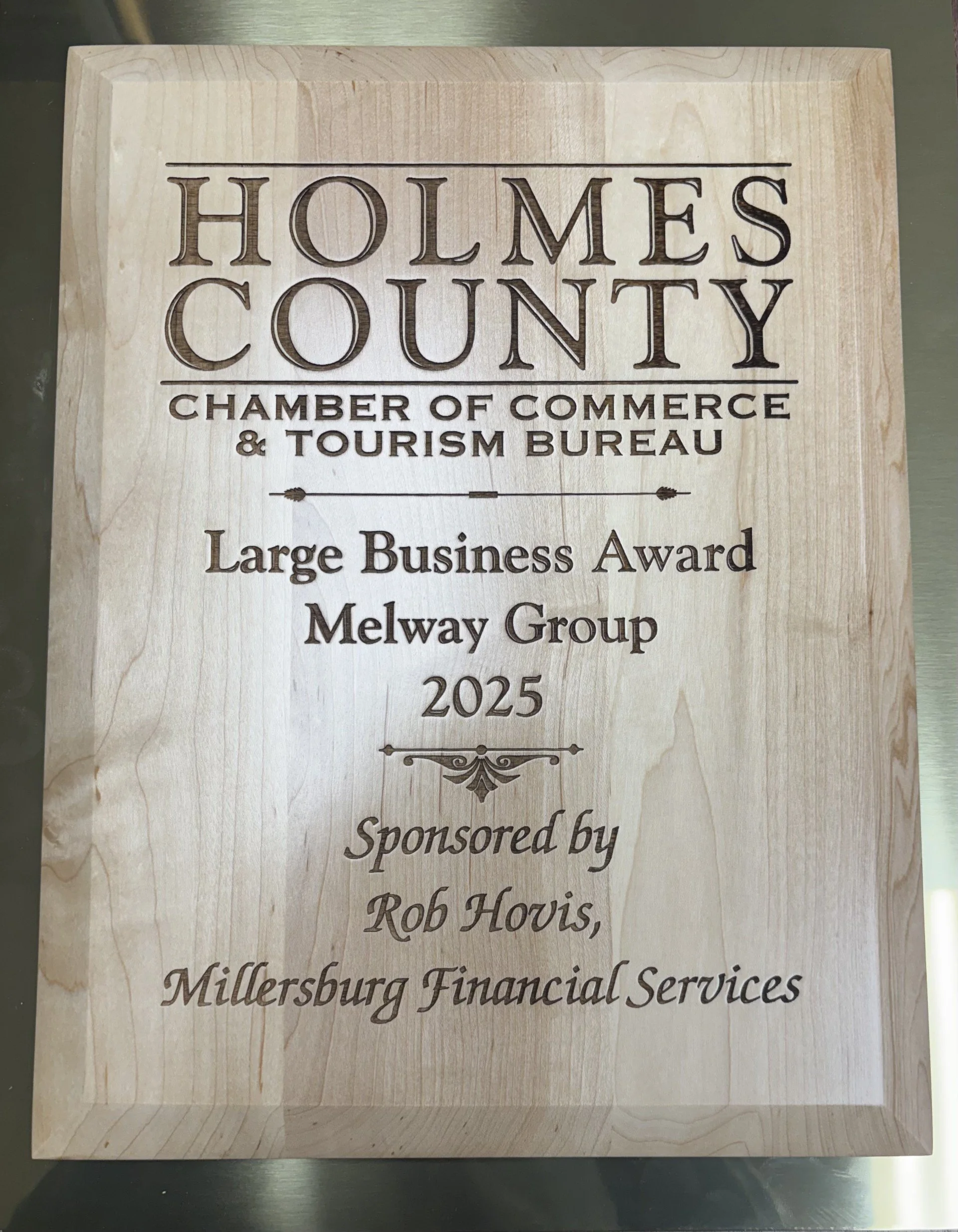 Melway Group Receives Holmes County Large Business Award