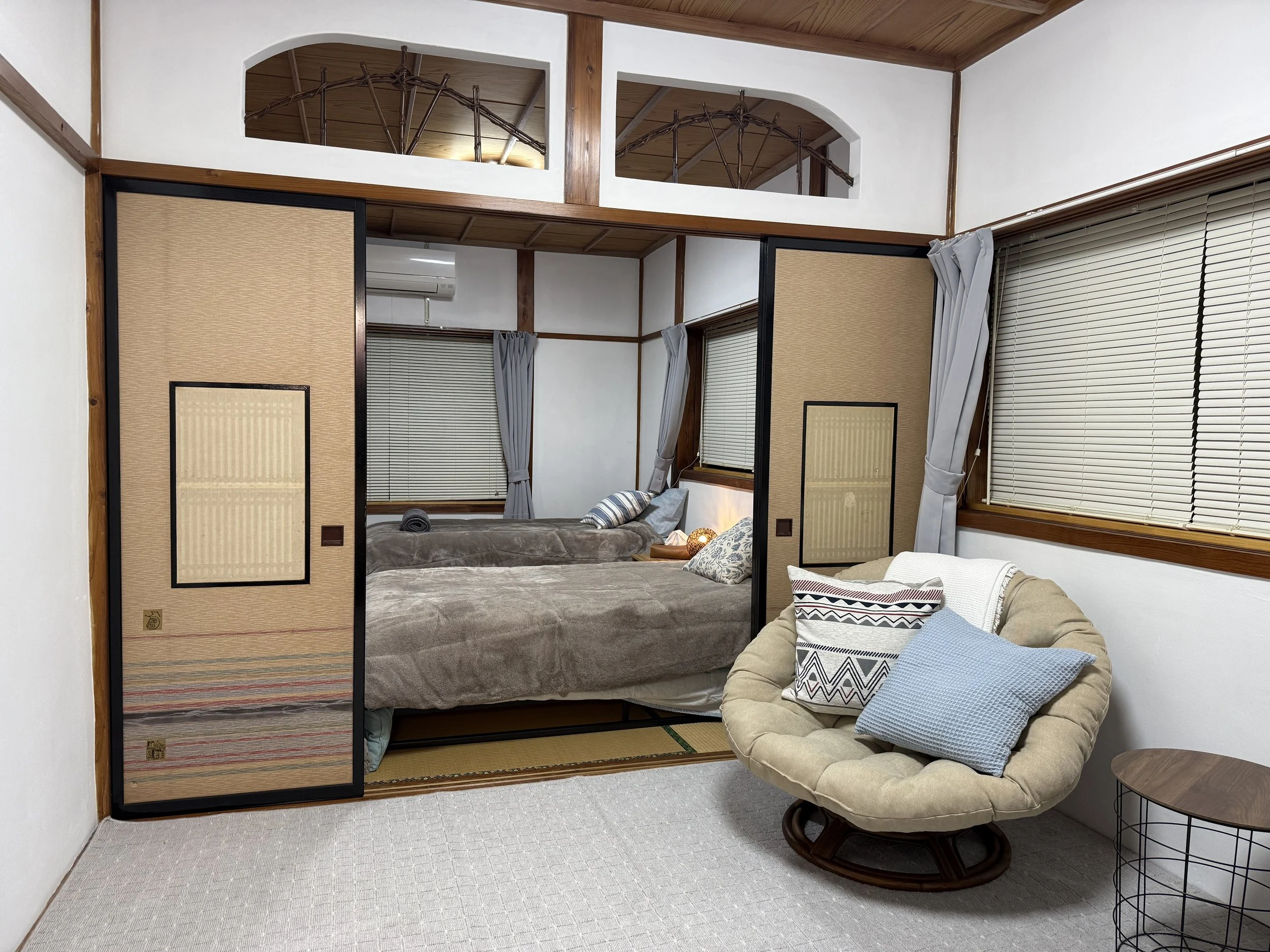 Single beds can be moved for more space