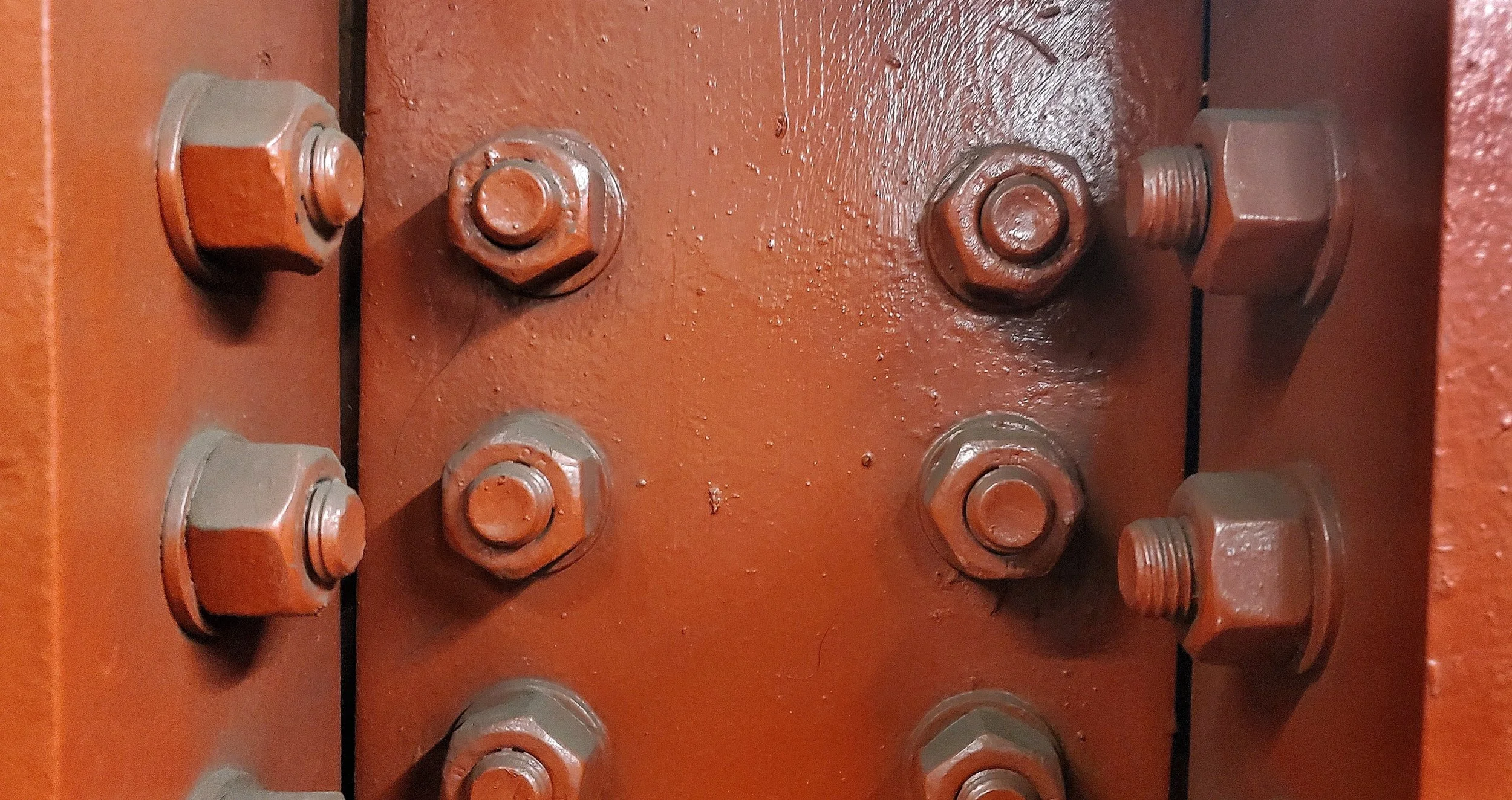 Painted Subway Bolts