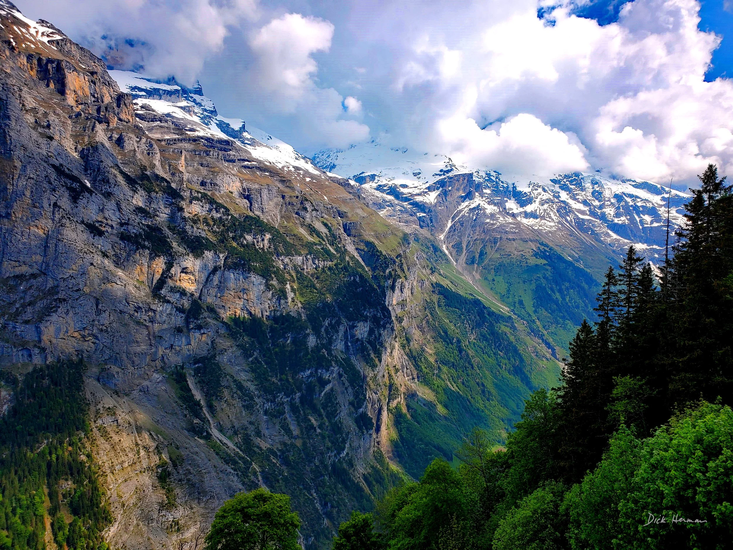 View from Murren Switzerland