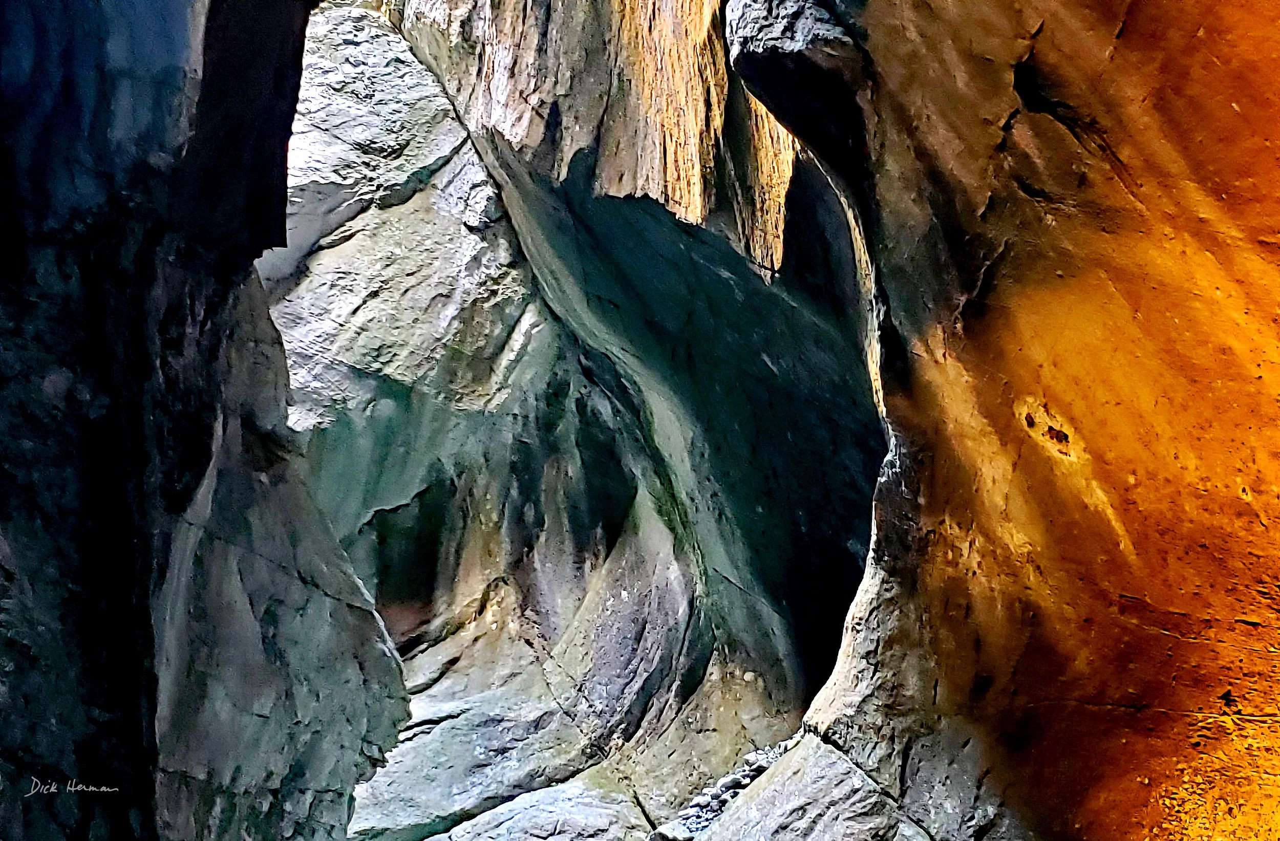 Inside Rock Formation