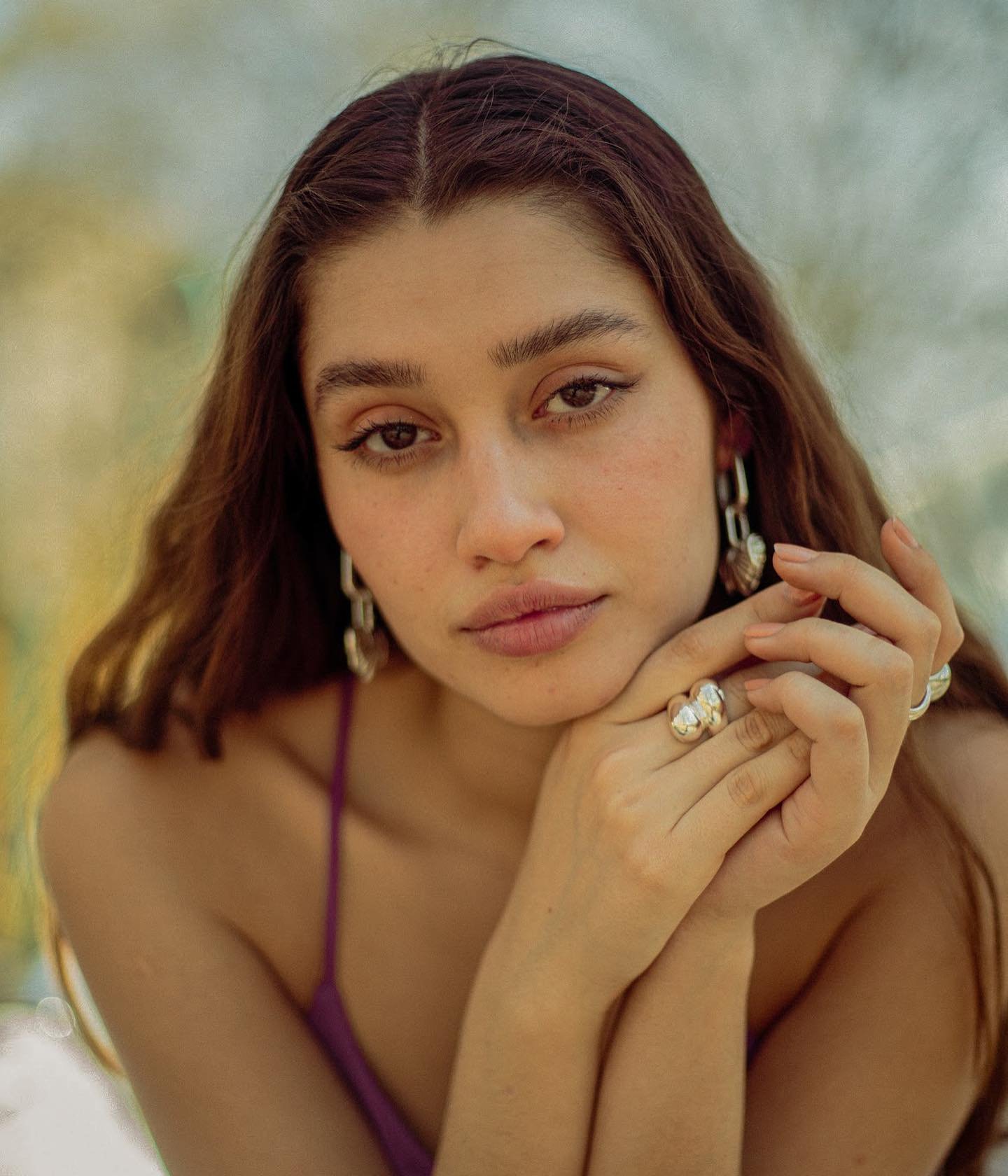 Elisa Flores in our latest drop Melting Heart Pendant &amp; our all time best seller Gender Bender ⛓️🤍 ( Pendants drop online this week ! )

Shot by @lillywinter._ 🖤