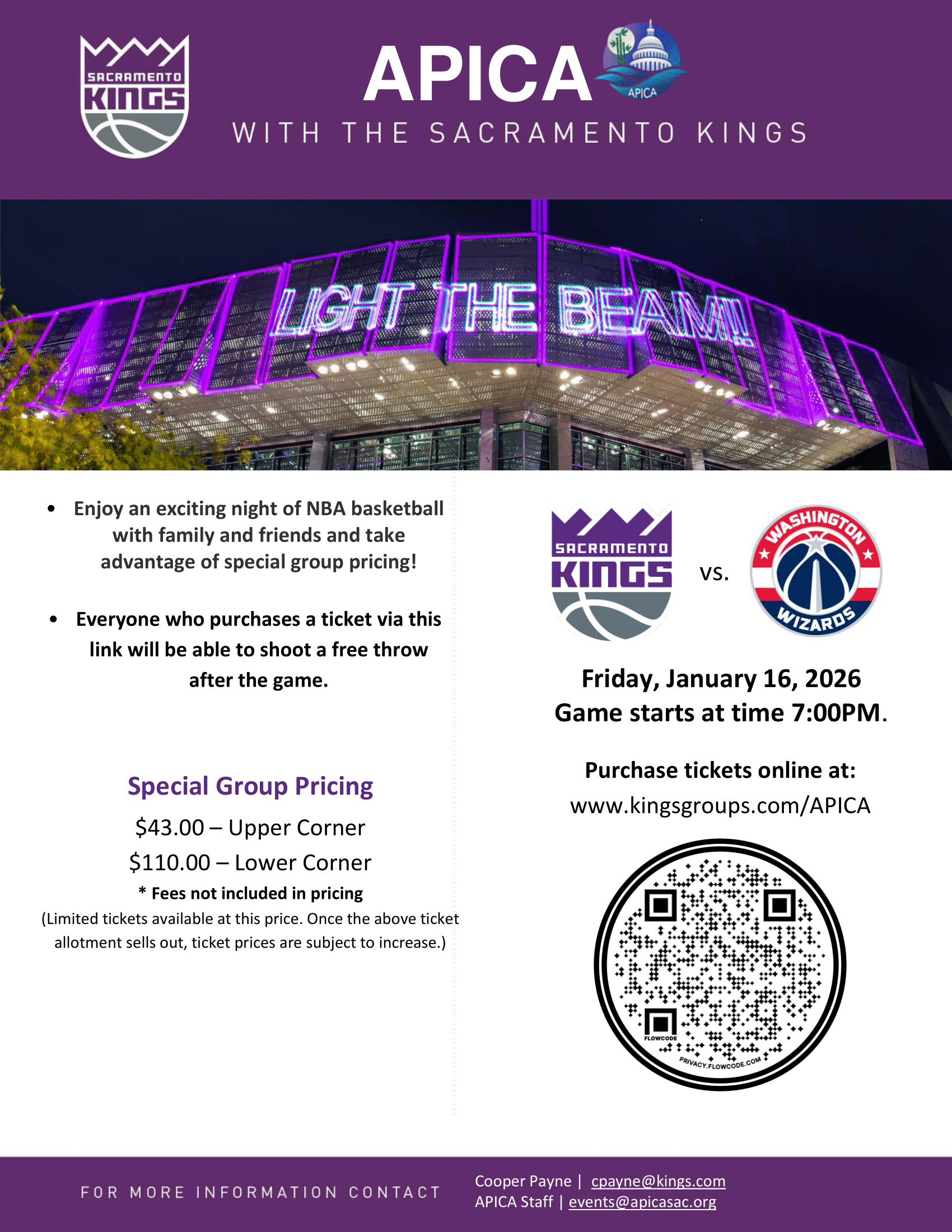 APICA x Kings Game