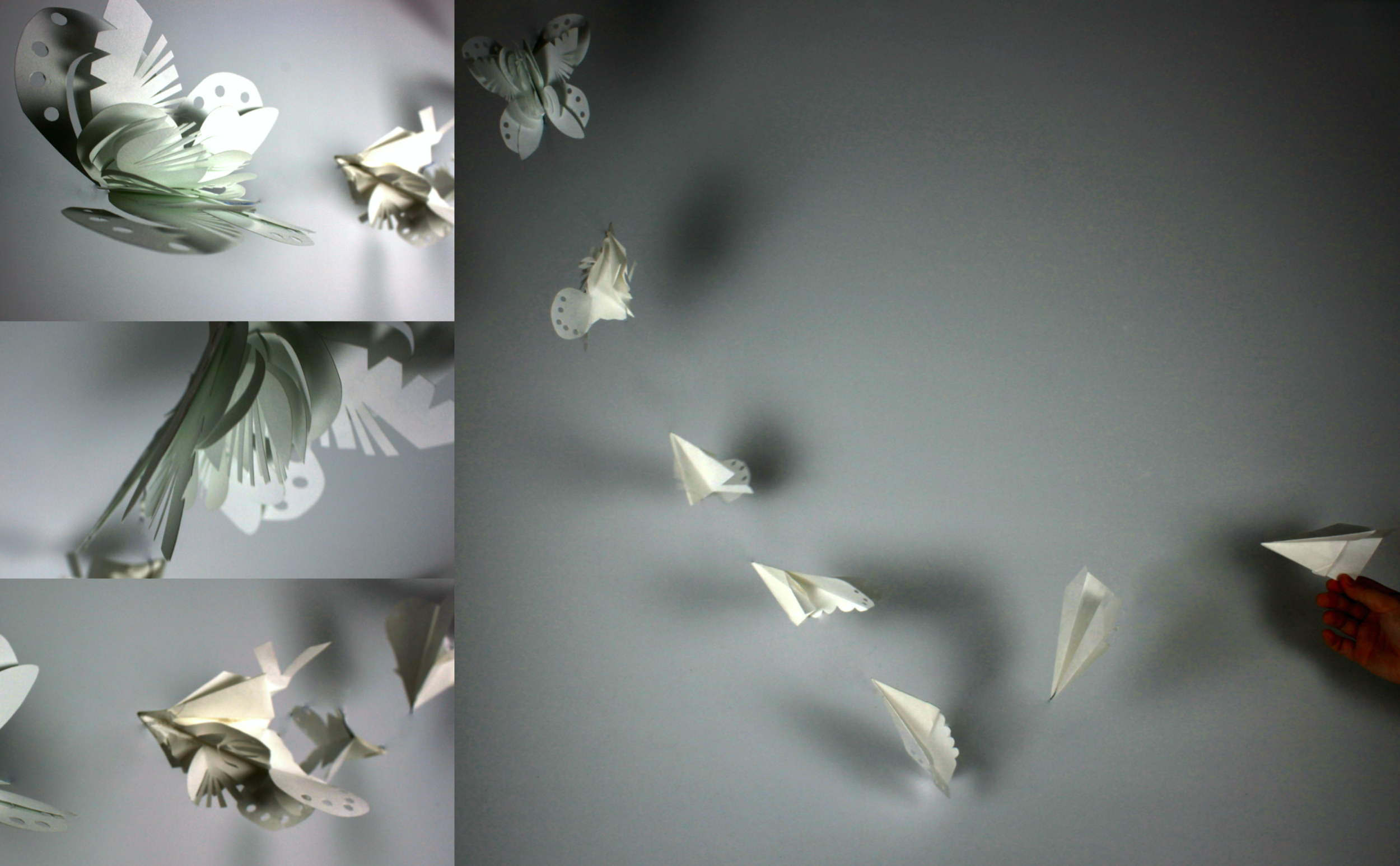 Paper and Wire 24” x 34” x 4”