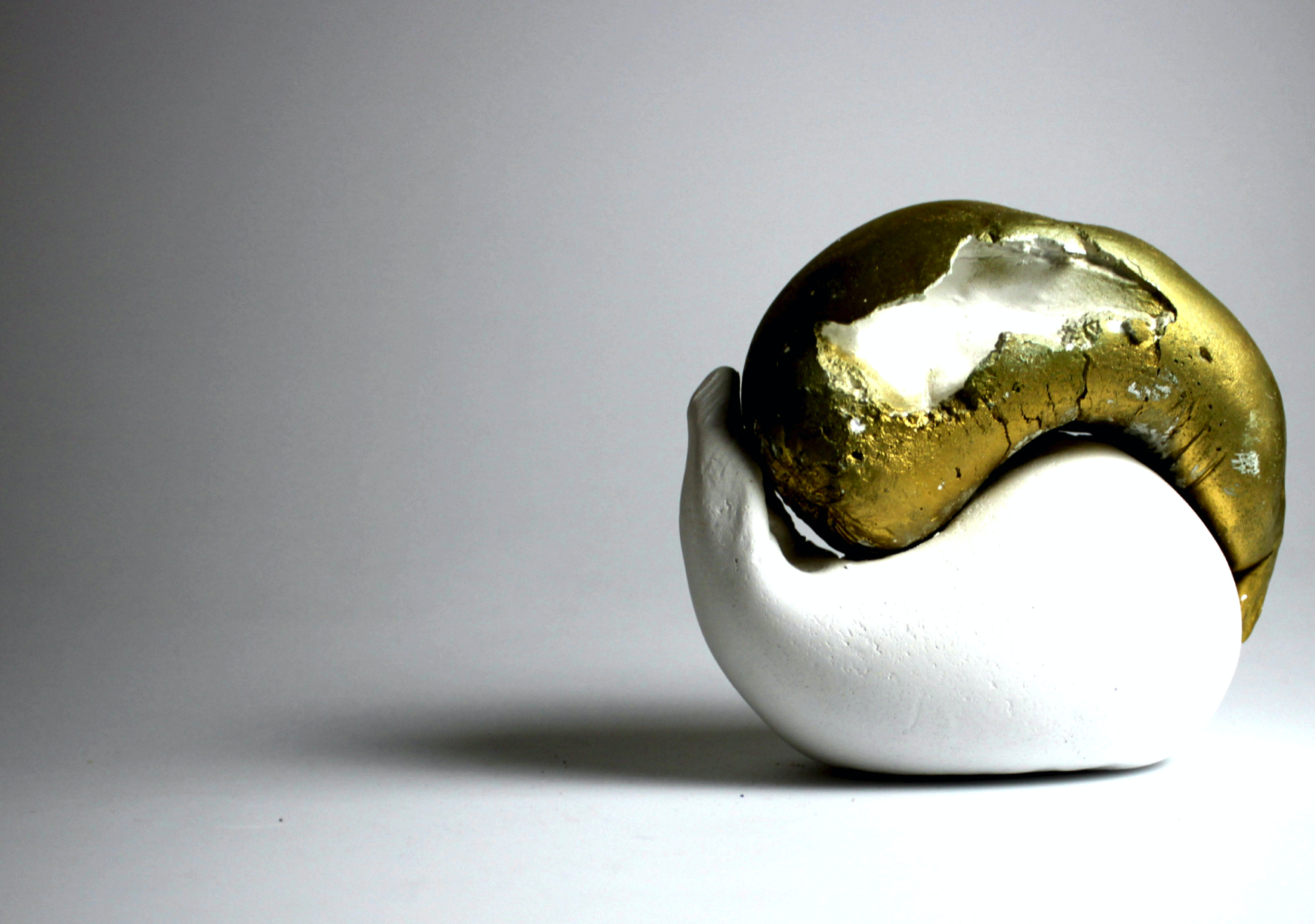 Plaster and Spray Paint 6” x 6” x 2”