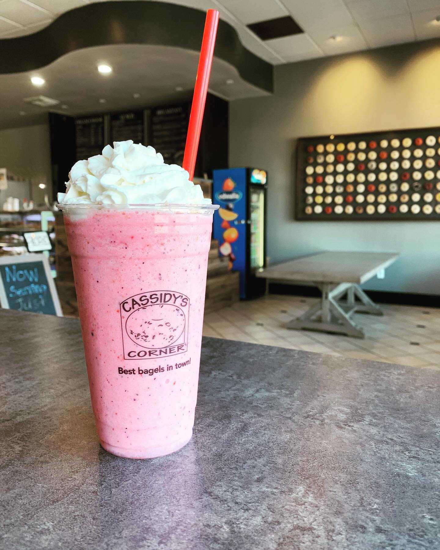 It&rsquo;s time to Splash into Summer! Come try our new ice blended smoothie. Strawberries, blueberries, lemonade and cream is a dream to beat the heat.