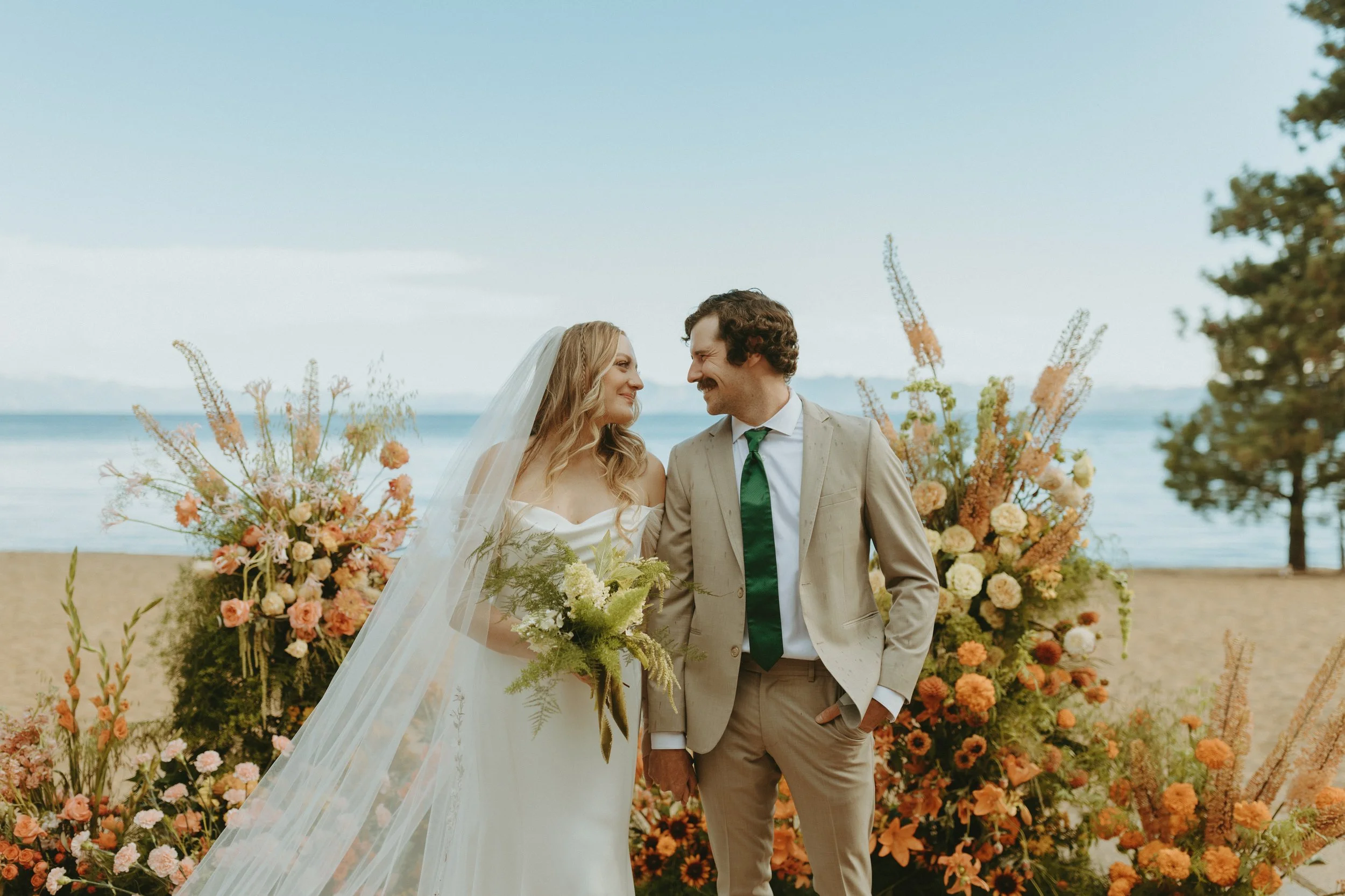Wedding Couple at North Lake Tahoe Event Center
