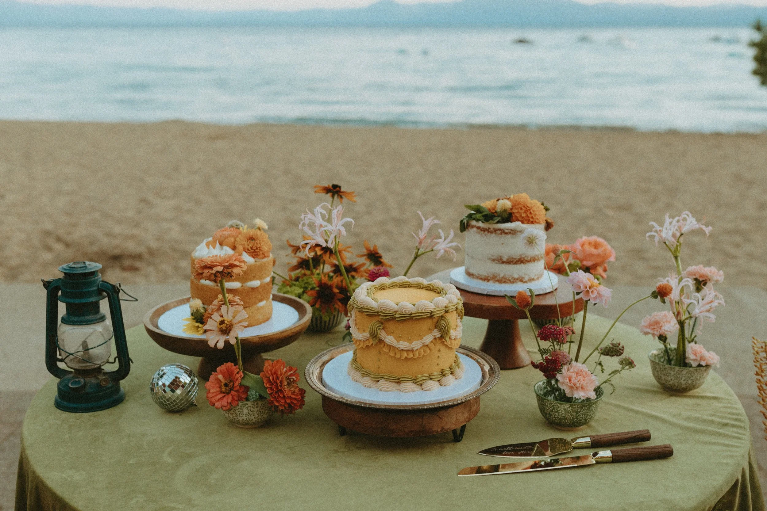 Wedding Cakes at North Lake Tahoe Event Center