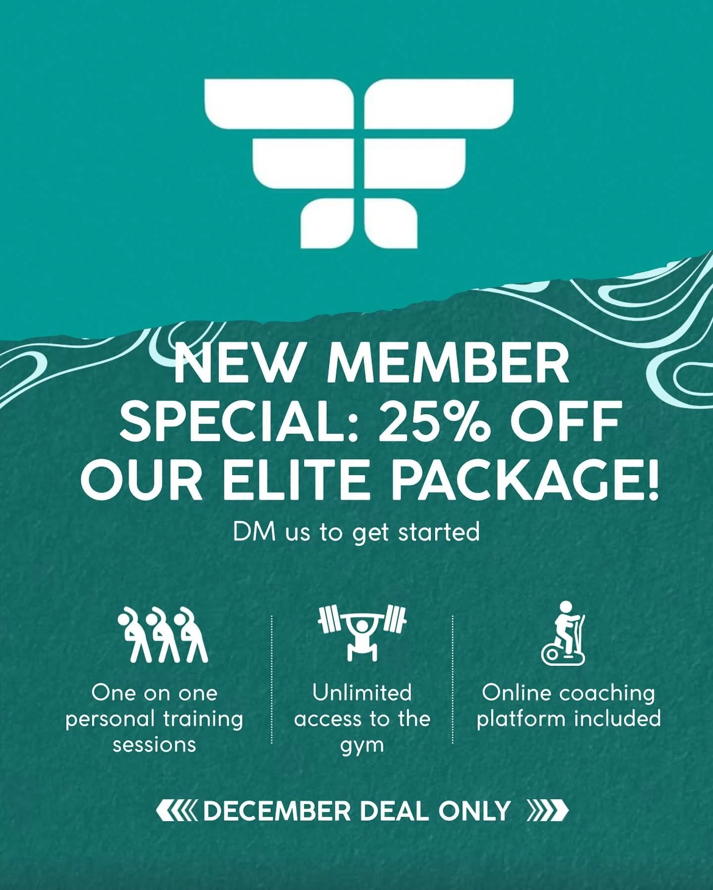 Exclusive December New Member Special 🔥 We&rsquo;re giving new members 25% OFF our Elite Package for limited time! Ready to elevate your training? DM us today!