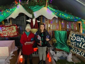 Our visit to Santa’s grotto