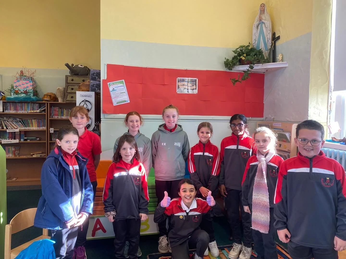 Green schools is back! Well done to our new Green schools committee members who were nominated by their class mates during the week. They are very excited to start work on the global citizenship travel flag.