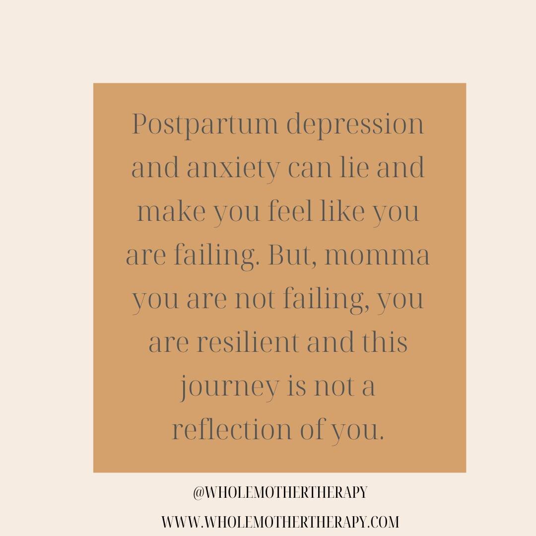 As a new mother, did you ever feel like you are failing? 
Did you know that this feeling is so common?  In addition to all the hormones attempting to reach homeostasis, 1 in 8 mothers struggle with postpartum depression and/or anxiety. Postpartum dep