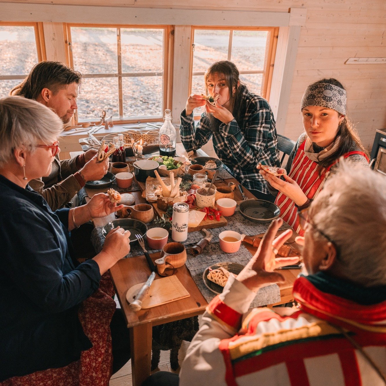 In S&aacute;mi culture, nothing is wasted. This is not a slogan - it is survival 🔥

Meat becomes nourishment. Skin becomes clothing and shoes. Bones become tools. Antlers become craft. Blood becomes food for long winter journeys.

Every part has a p