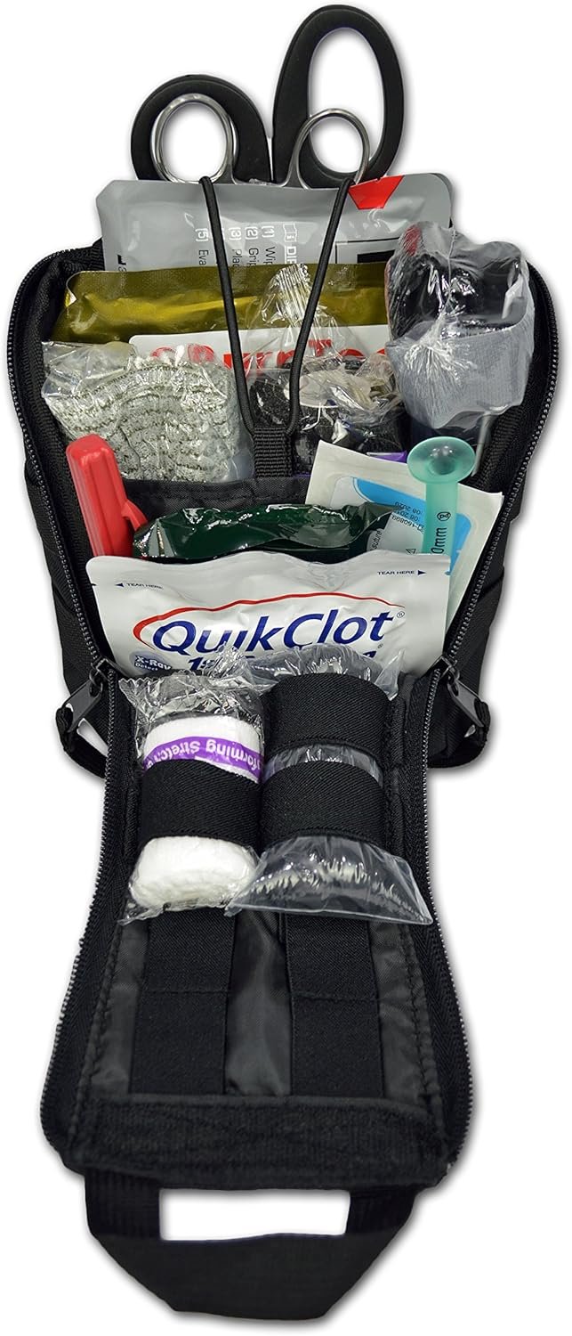 Emergency Kit, ideal for  travellers and outdoor enthusiasts. Ideal for bleeding control. 