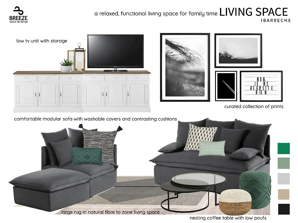 Living Space Moodboard
