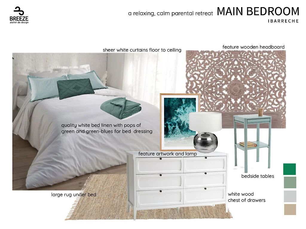 Main Bedroom Moodboard