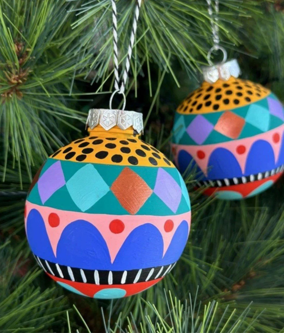 Ceramic Christmas Baubles