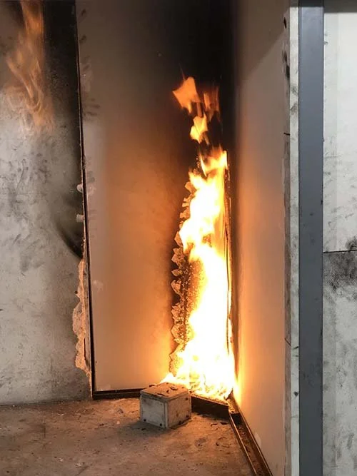 During testing