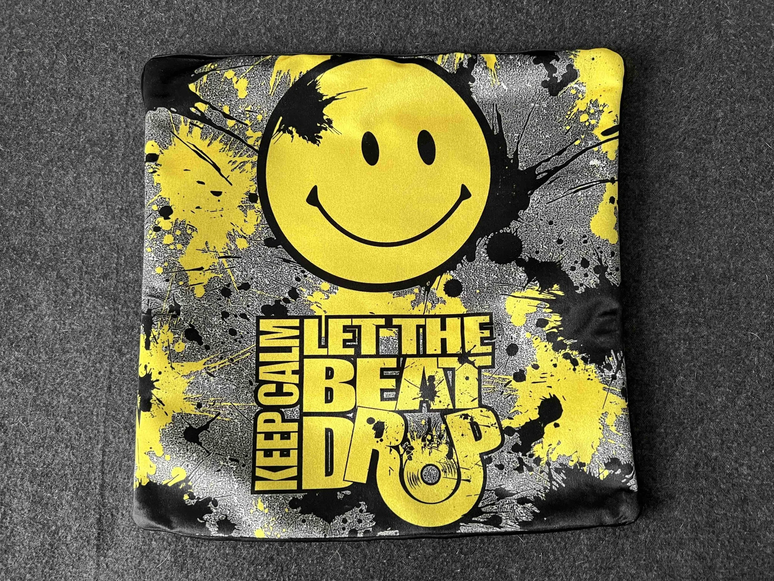 Let the Beat Drop cushion by Henry Chebaane.jpg