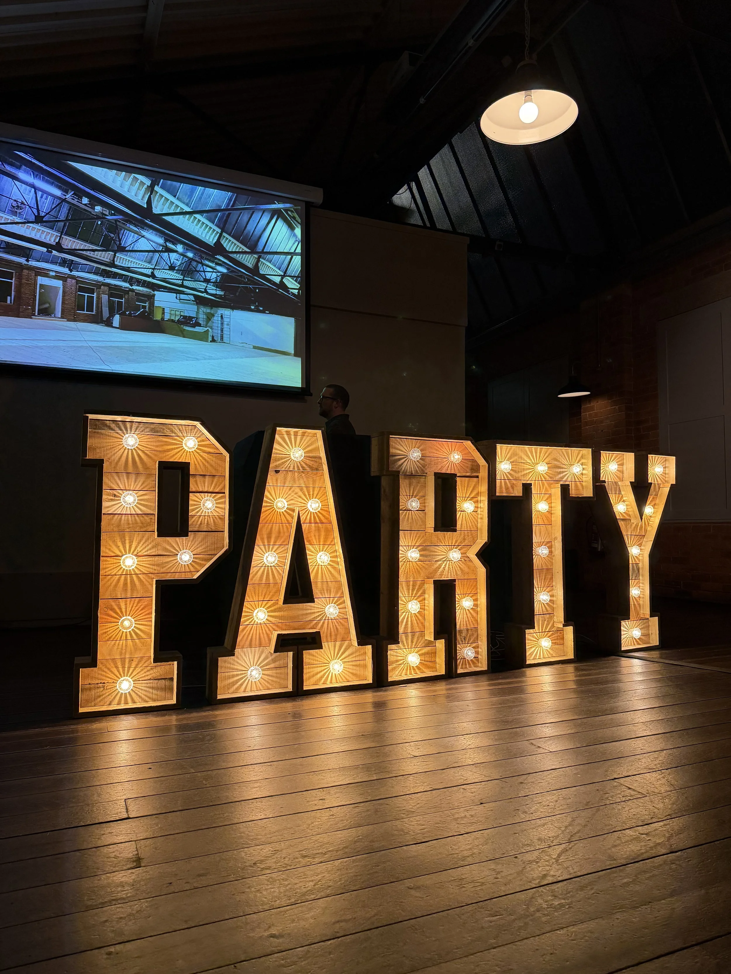  Party Sign at Ten Years of The Venue Bowers Mill 