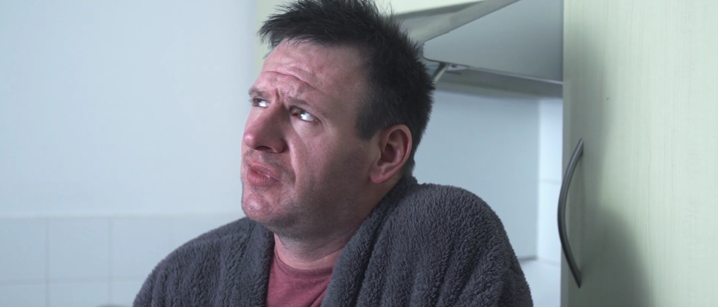 In the short comedy 'Toast' a sense of realism was needed, hence the low contrast approach.