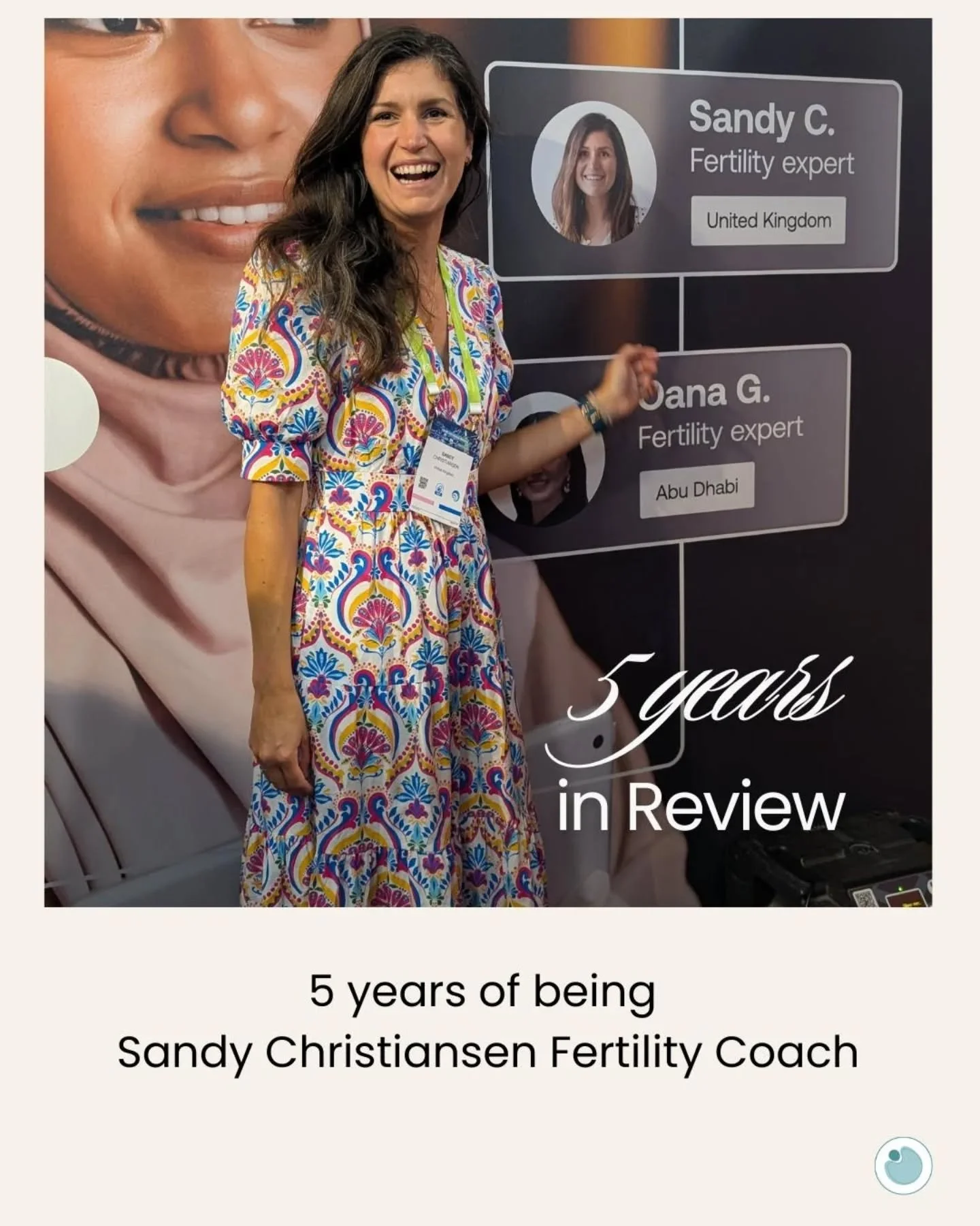 6 months late, but still worth making 🧡

Five years ago I stepped out of the lab and into a new way of supporting people through fertility, with science, clarity and care. 

In that time I've supported 1,280 clients, hosted numerous group fertility 