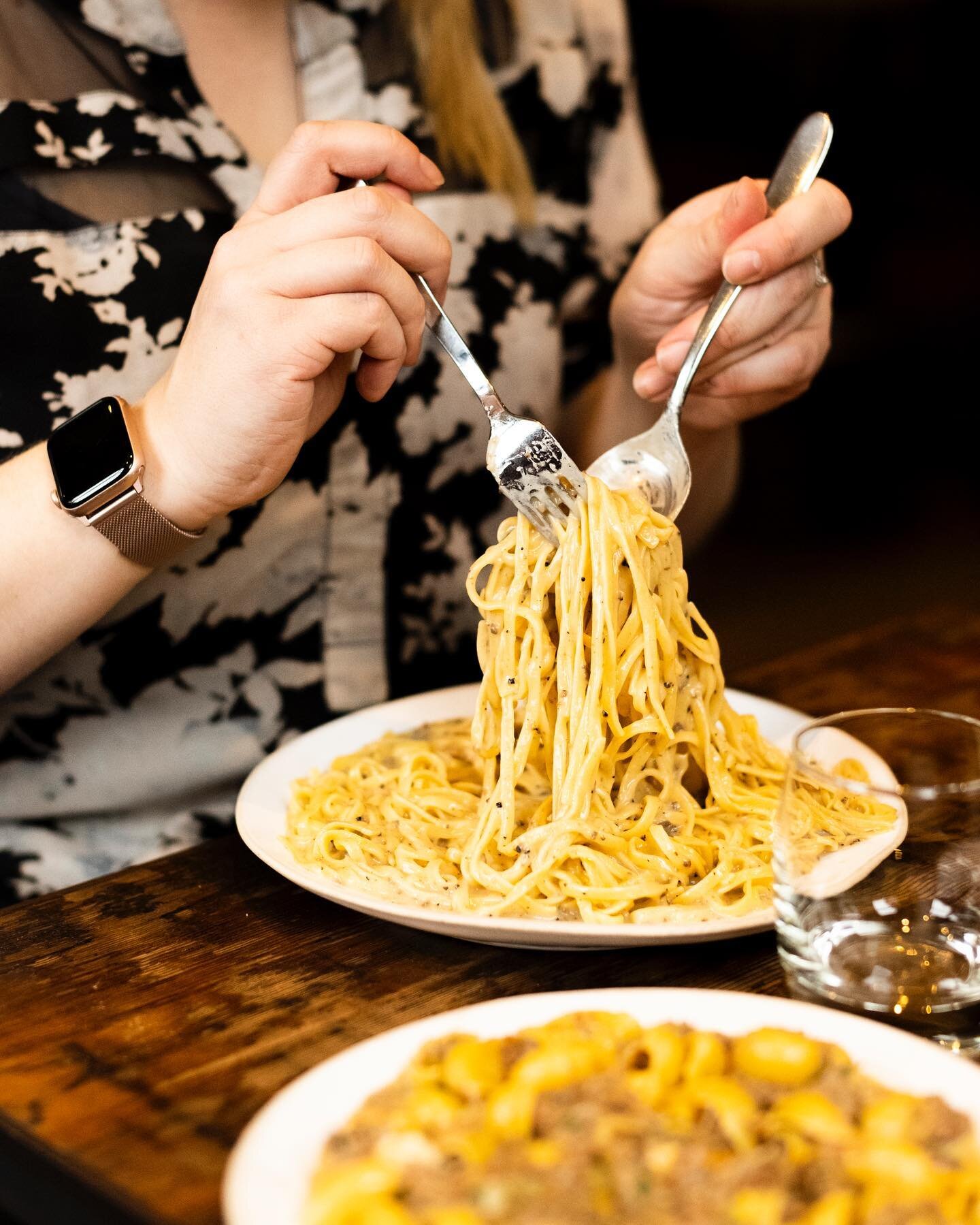 There is never a time when we&rsquo;re not in the mood for our Taglierini with preserved truffle and silky butter emulsion. Absolute classic!