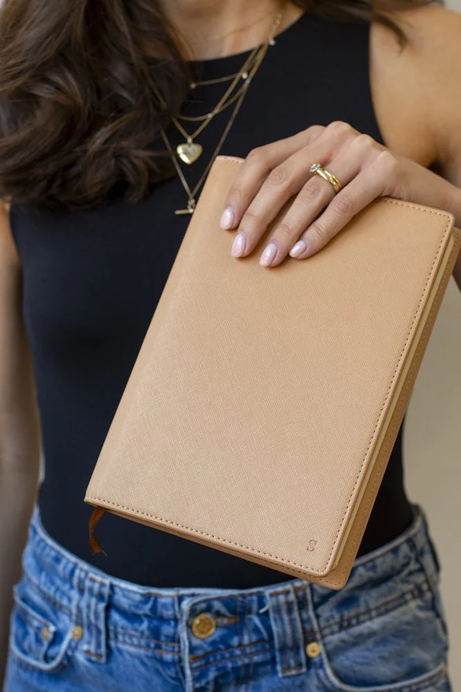 Beige-saffiano-Leather-Personalized-book-cover-lifestyle.jpg