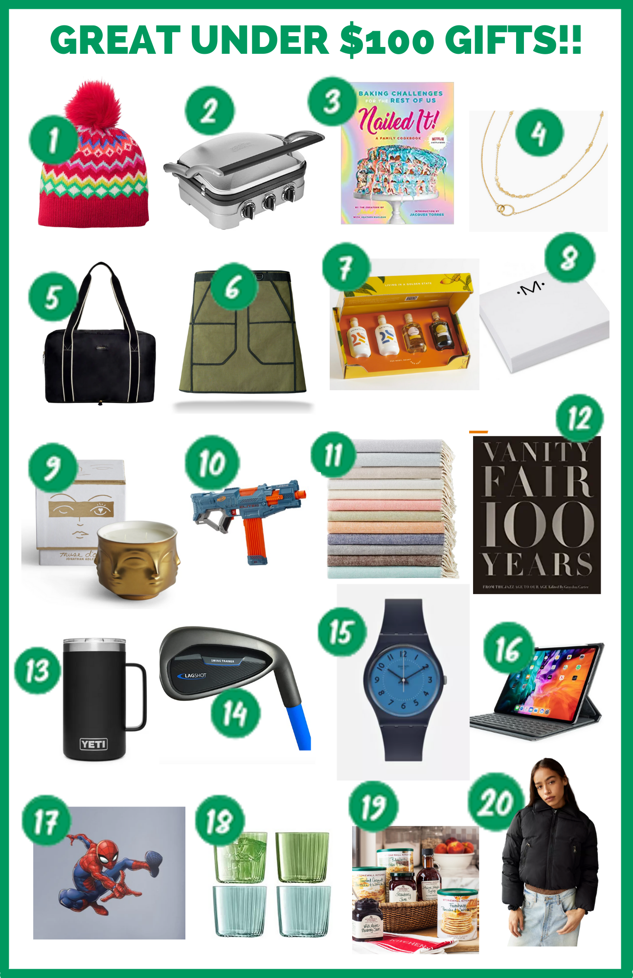 BEST STOCKING STUFFERS & GIFTS UNDER $100 - The Middle Page