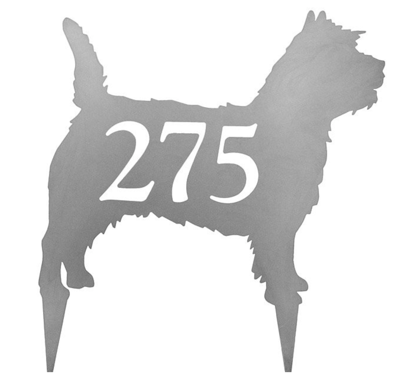 Dog House Number Sign