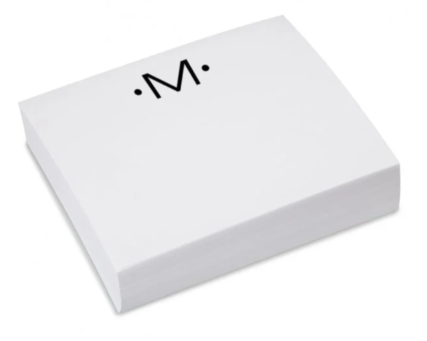 Large Initial Notepad (Copy)