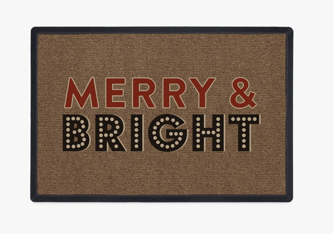 Merry &amp; Bright Ruggable Mat