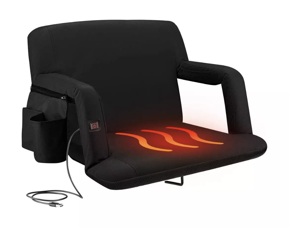 Heated Reclining Stadium Chair