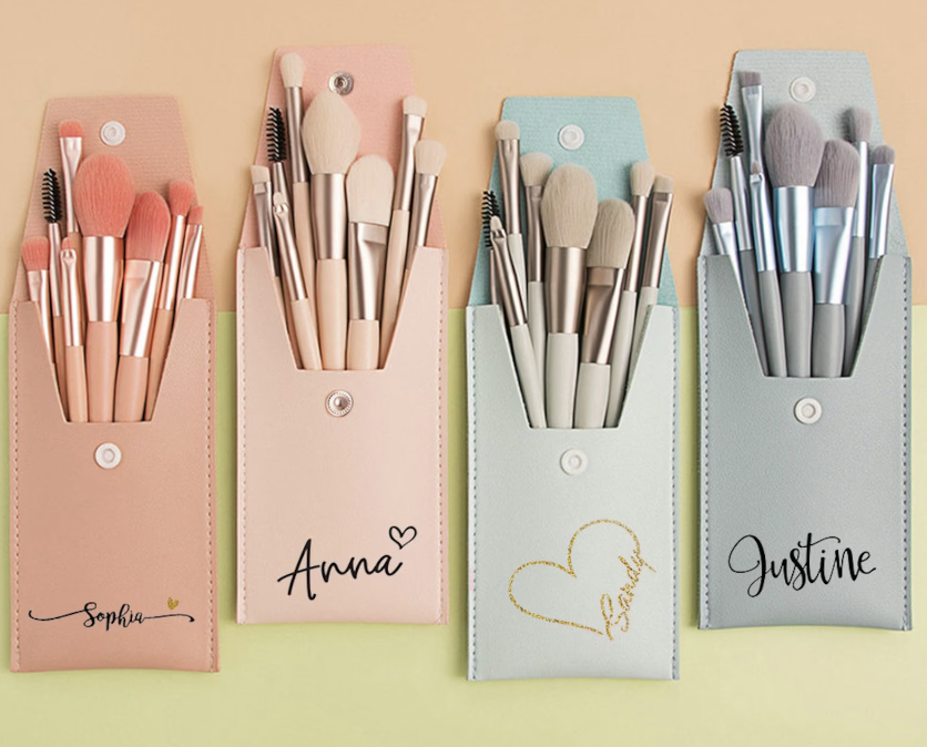 Personalized Makeup Brush Set