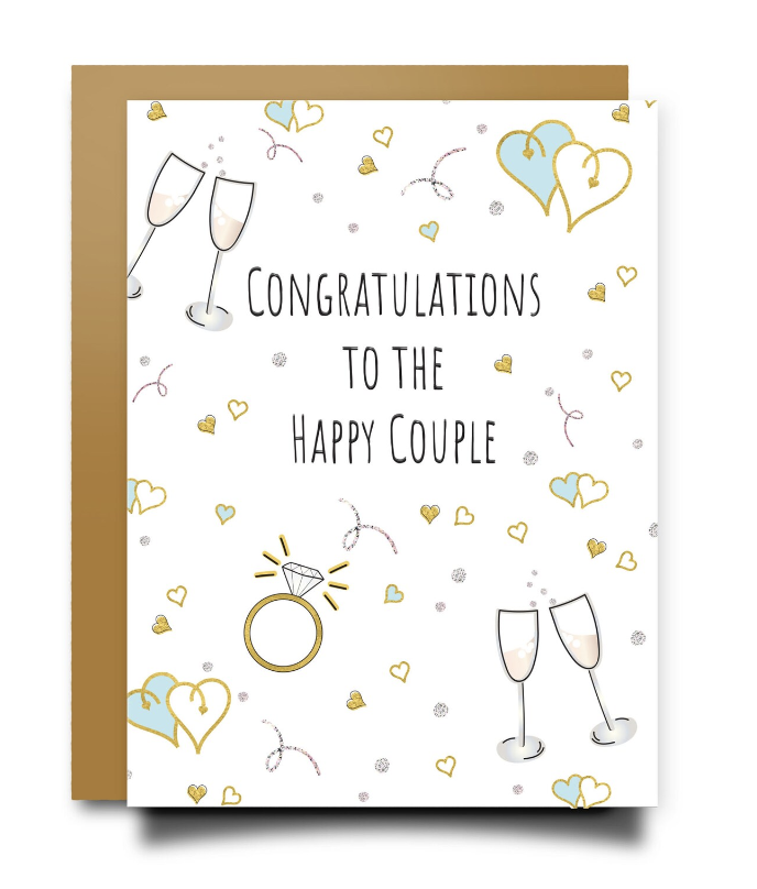 Congrats to the Happy Couple card