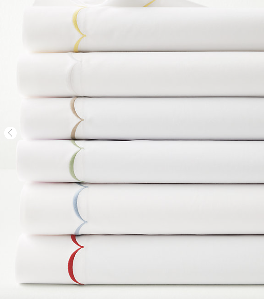 Embroidered Percale Sheets
