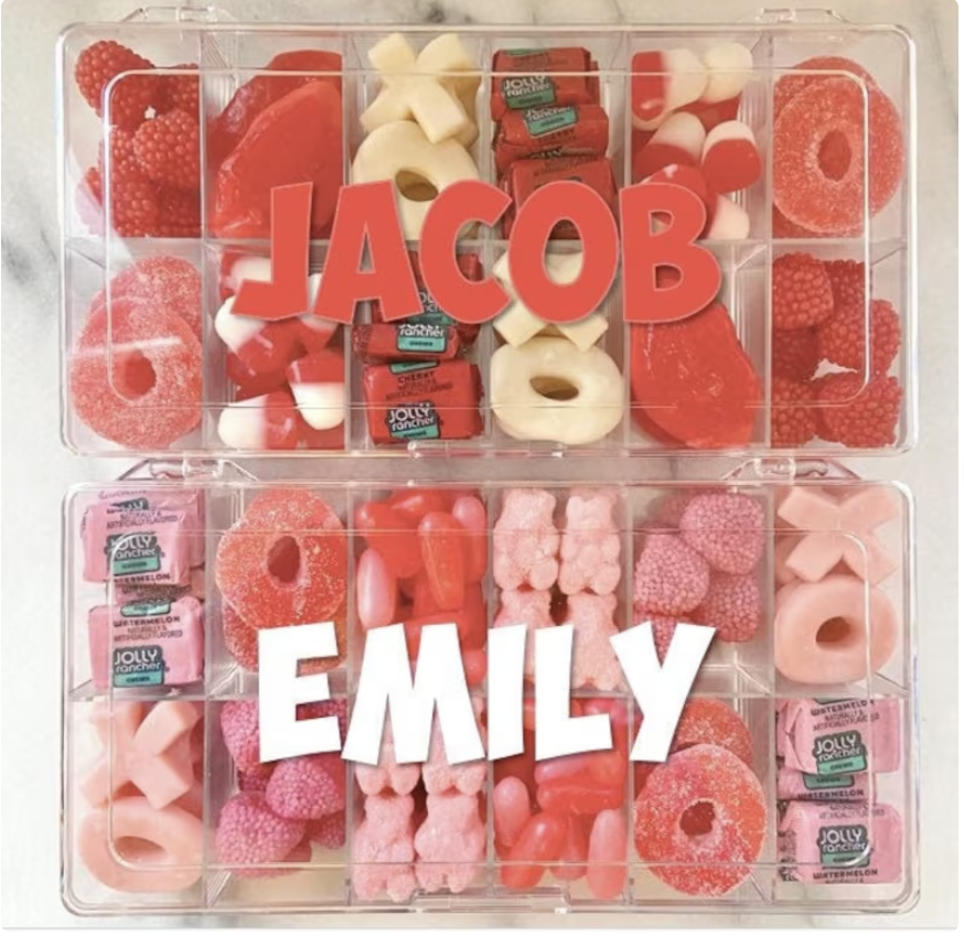 Personalized Candy Tackle Box