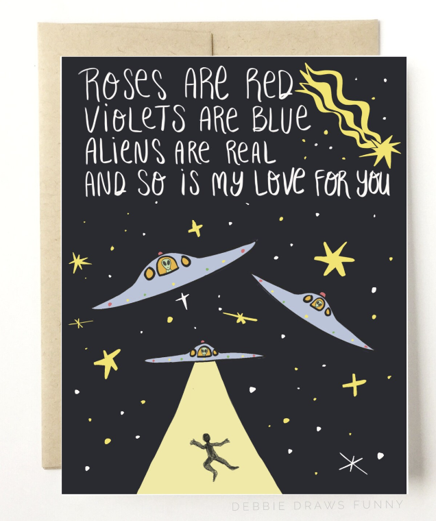Alien Valentine Card