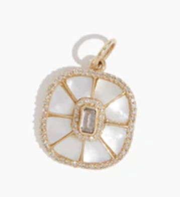 Diamond and Mother of Pearl Pendant