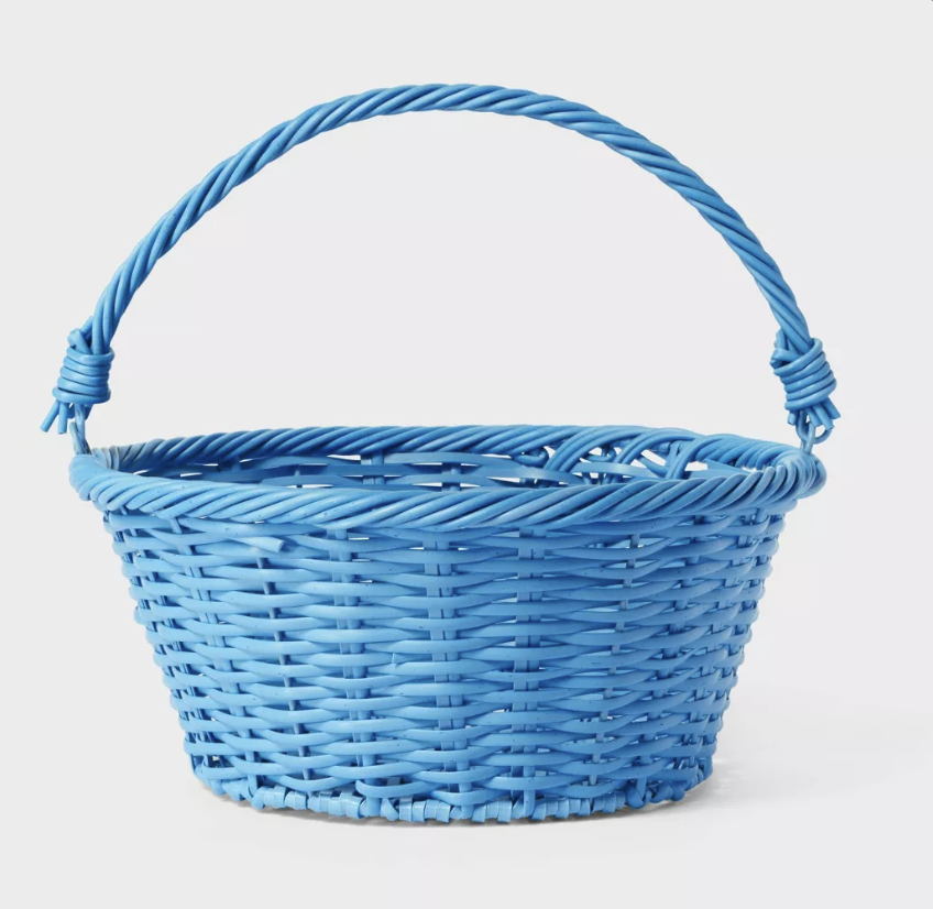 Plastic Wicker Basket