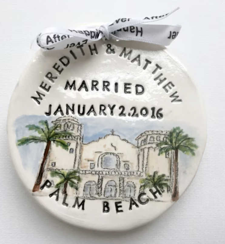 Personalized Wedding Ornament