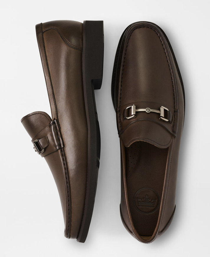 Leather Bit Loafers