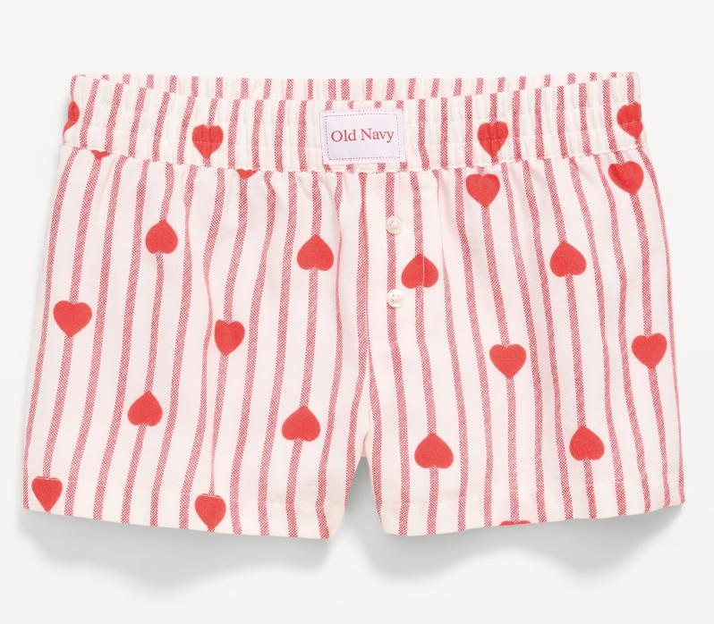 Girls Flannel Boxer Shorts