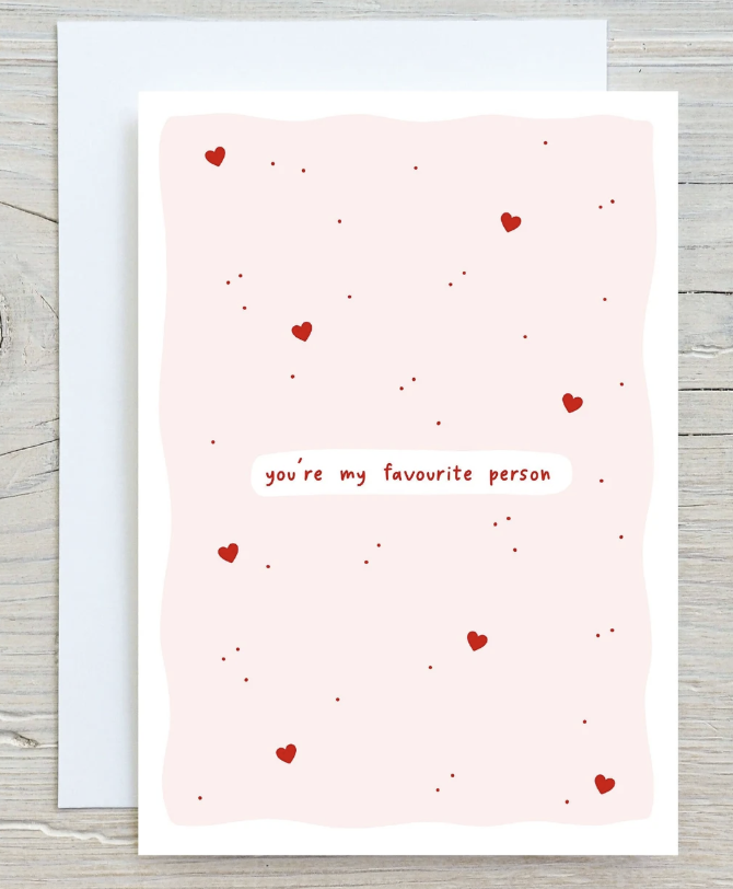 Favorite Person Card