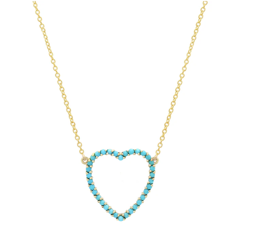Jennifer Meyer Turquoise Heart