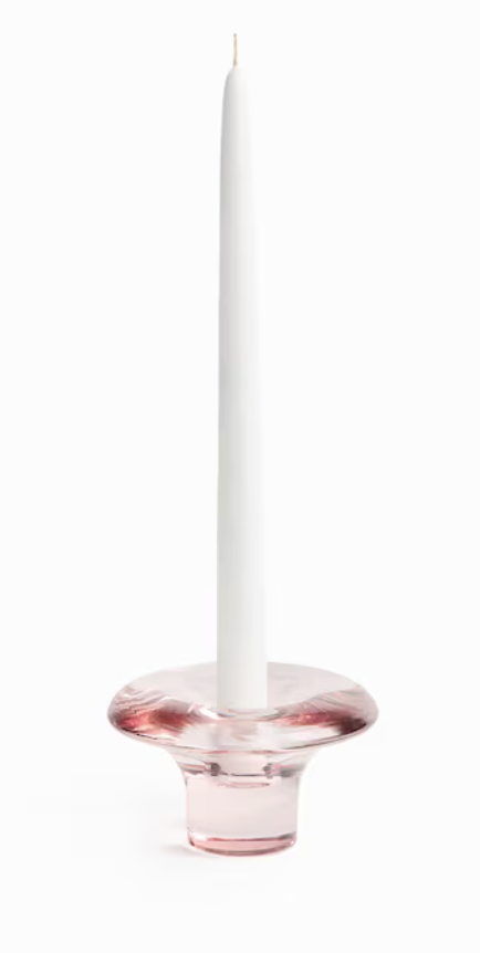 Glass Candleholders