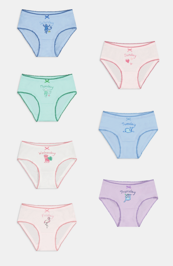 Roller Rabbit Days of the Week Underwear (tween)